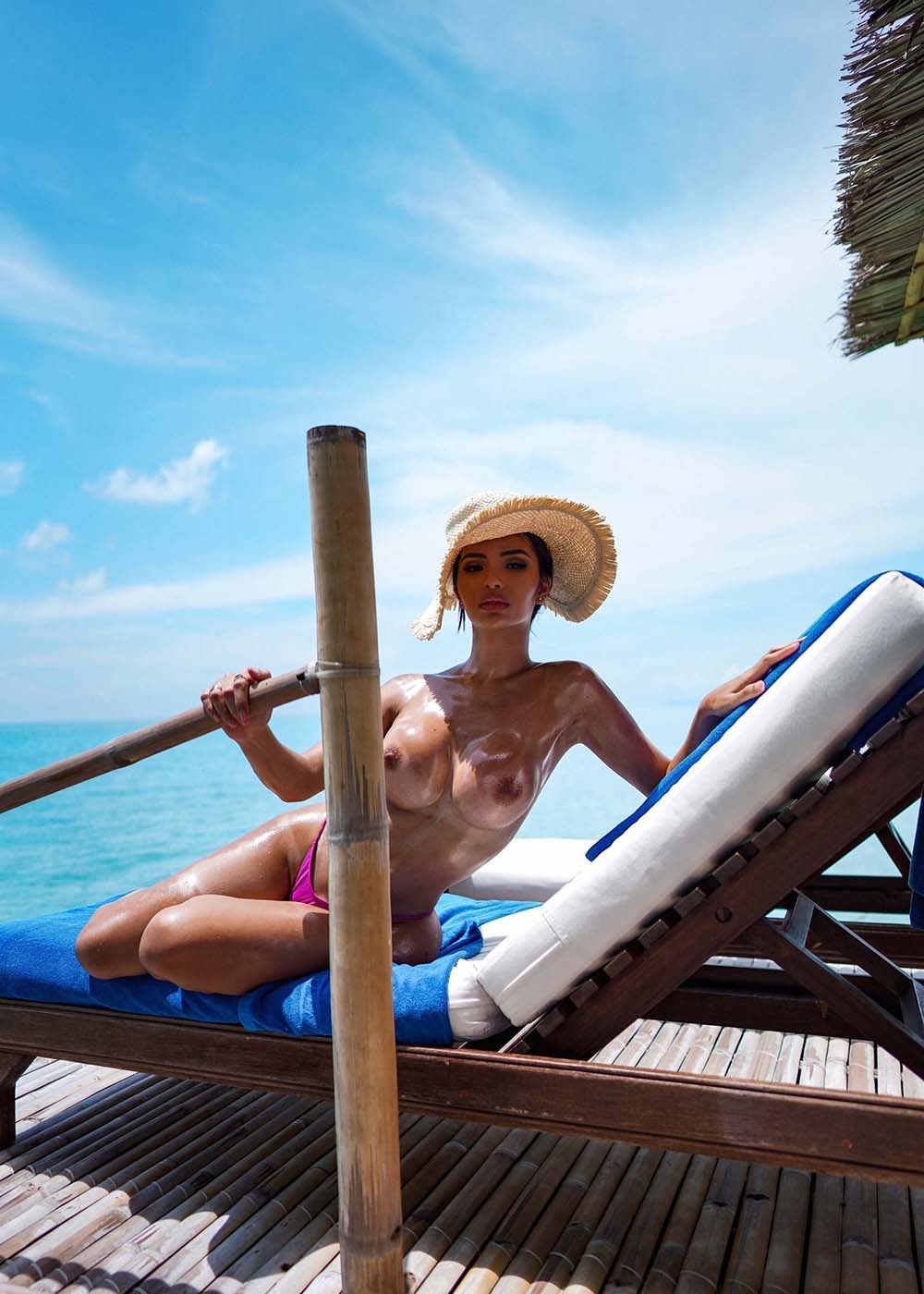 Beautiful girl Angela Castellanos naked in Panama